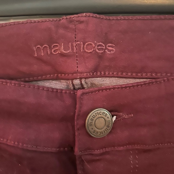 Maurices Skinny Stretch Jeggings in Plum Purple - Picture 5 of 6